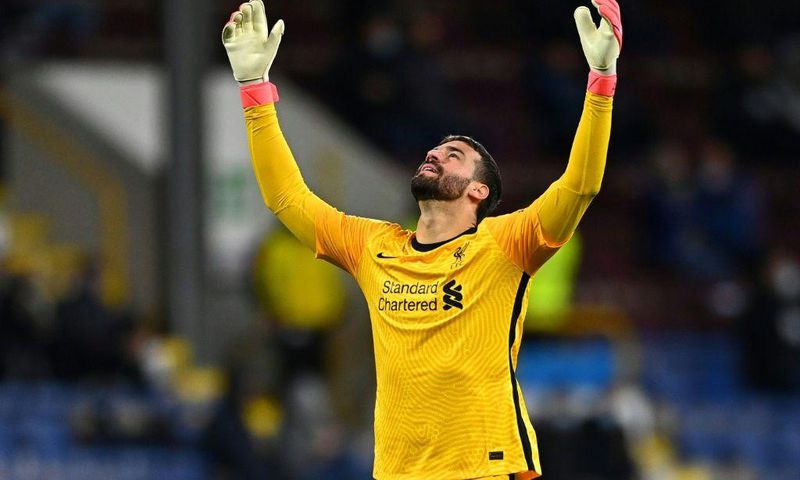 Liverpool goalkeeper Alisson Becker