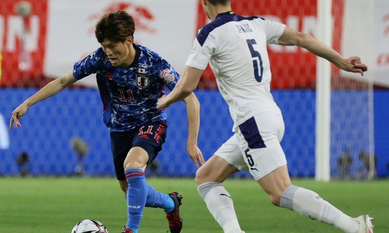 Hat-trick hero - Japan's Kyogo Furuhashi scored three goals in Celtic's 6-0 rout of Dundee United on Sunday