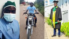 Degree-holding Ghanaian nurse turns Okada rider