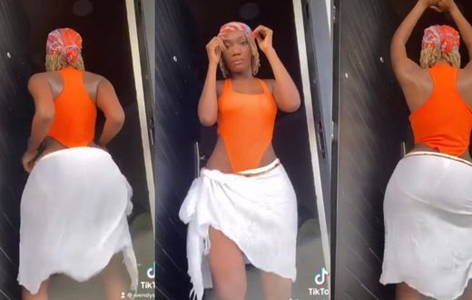 Twerking Wendy Shay threatens to snatch someone's man with her slim waist in 'wild' video