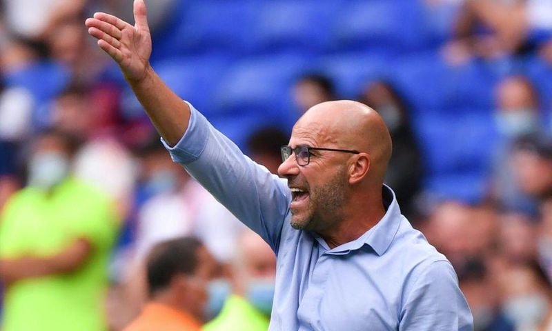 Lyon's Peter Bosz has had coaching spells in charge of Ajax and Borussia Dortmund