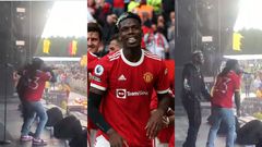 Watch: Paul Pogba performs with Burna Boy just hours after starring for Manchester United