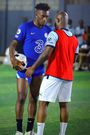 King Promise and Chelsea star Callum Hudson-Odoi