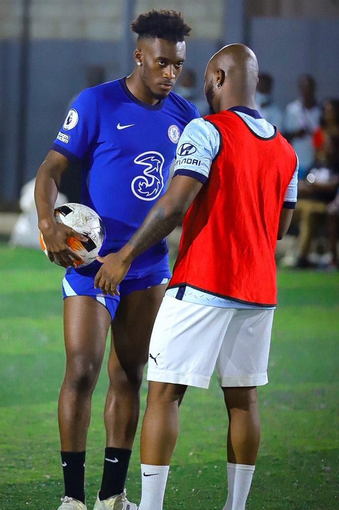 King Promise and Chelsea star Callum Hudson-Odoi