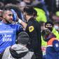 One person was arrested for throwing a water bottle at Marseille midfielder Dimitri Payet at the start of their match at Lyon
