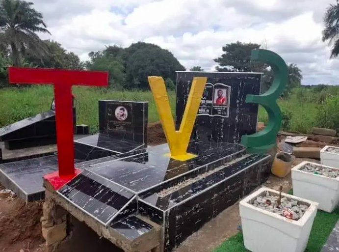 Former Kotoko player Godfred Yeboah goes home in a boot-shaped casket