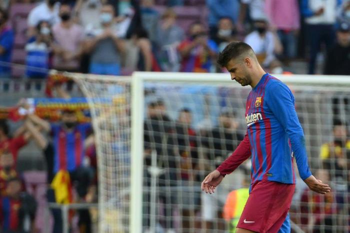 Gerard Pique after Barcelona's 2-1 defeat by Real Madrid in the Clasico on Sunday.