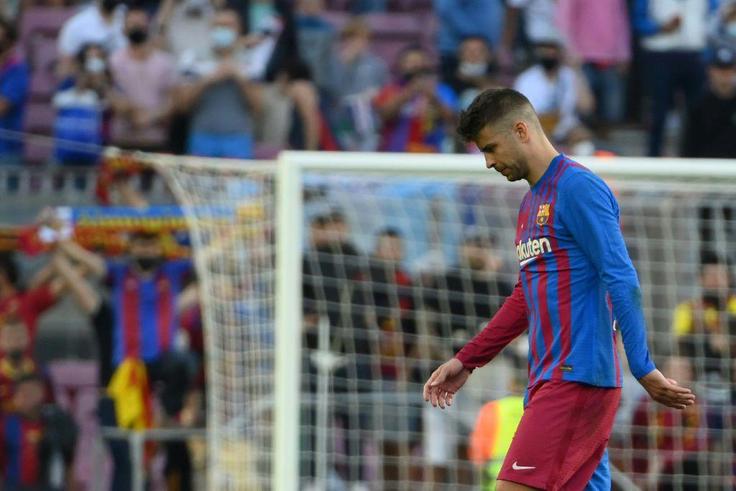 Gerard Pique after Barcelona's 2-1 defeat by Real Madrid in the Clasico on Sunday.