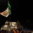 Fans celebrate in Rome after Italy's Euro 2020 triumph