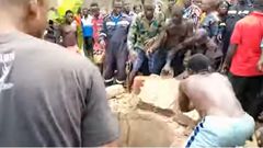 Fire service officer drowns & dies while rescuing 3 men from a well (video)