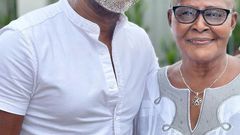 Reggie Rockstone with mum