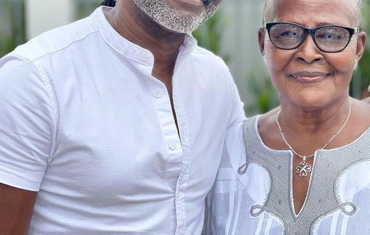 Reggie Rockstone with mum