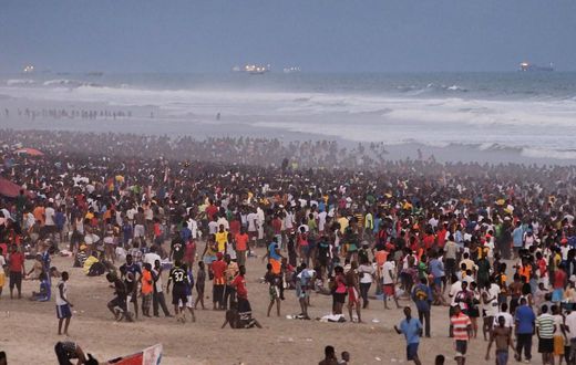 Accra beach