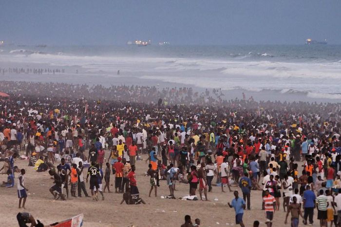 Accra beach