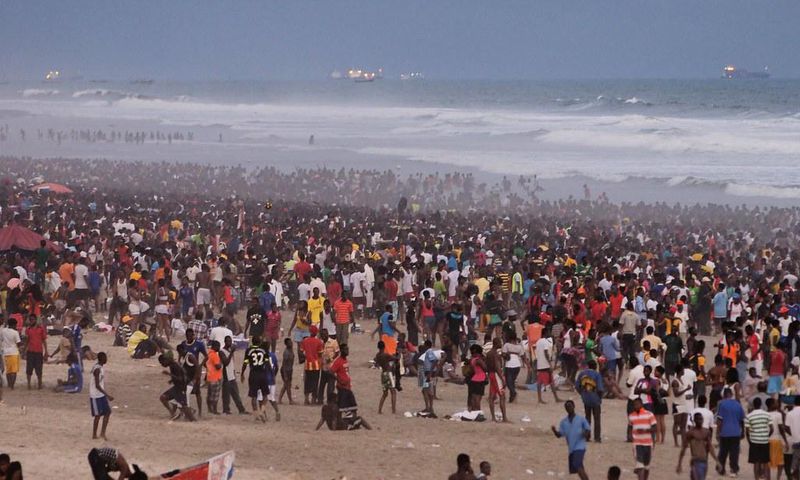 Accra beach