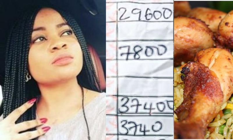 “I asked this guy out for lunch & he came with a friend; see my total bill – Lady cries