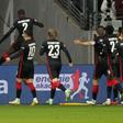 Eintracht Frankfurt came from behind to beat Bayer Leverkusen on Sunday
