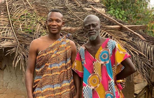 John Paintsil spotted on set with Lil Win, says ‘acting is not my job’