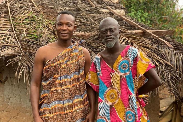 John Paintsil spotted on set with Lil Win, says ‘acting is not my job’