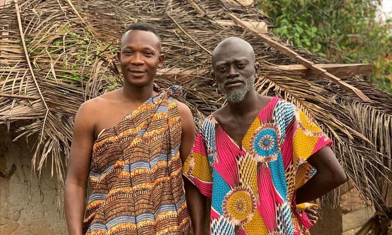 John Paintsil spotted on set with Lil Win, says ‘acting is not my job’