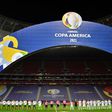 Argentina eliminated Colombia in a Copa America semi-final played in an empty stadium in Brasilia