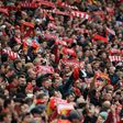 Anfield was at full capacity for a competitive game for the first time since March 2020