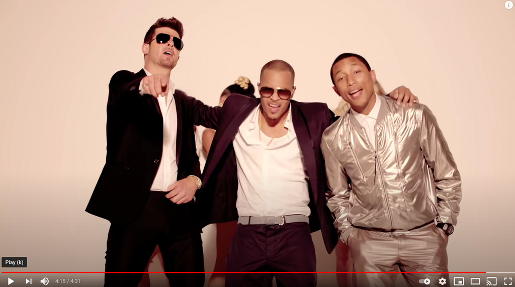 Robin Thicke (Ft. Pharrell & TI) - Blurred Lines