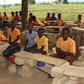 Pupils study on cement blocks (File photo)