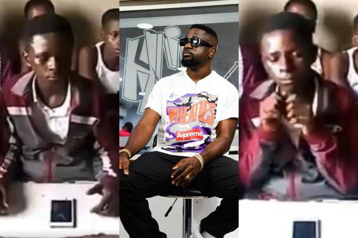Sarkodie thrilled by school children