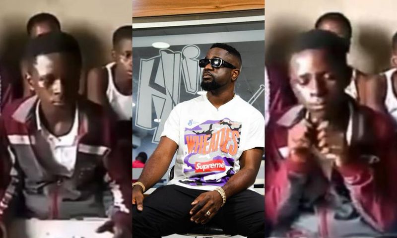 Sarkodie thrilled by school children