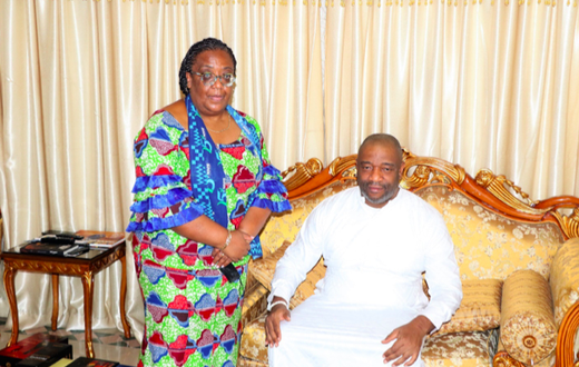Ga Mantse and NHIA boss, Dr. Lydia Dsane-Selby