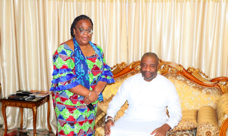 Ga Mantse and NHIA boss, Dr. Lydia Dsane-Selby