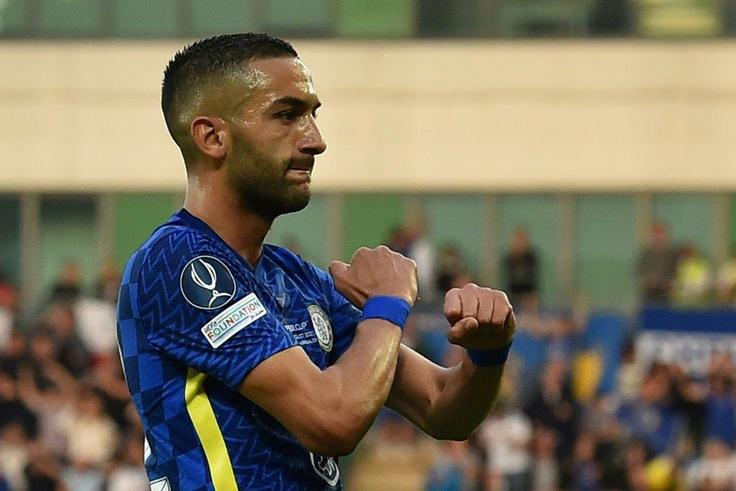 Hakim Ziyech opened the scoring for Chelsea before going off injured