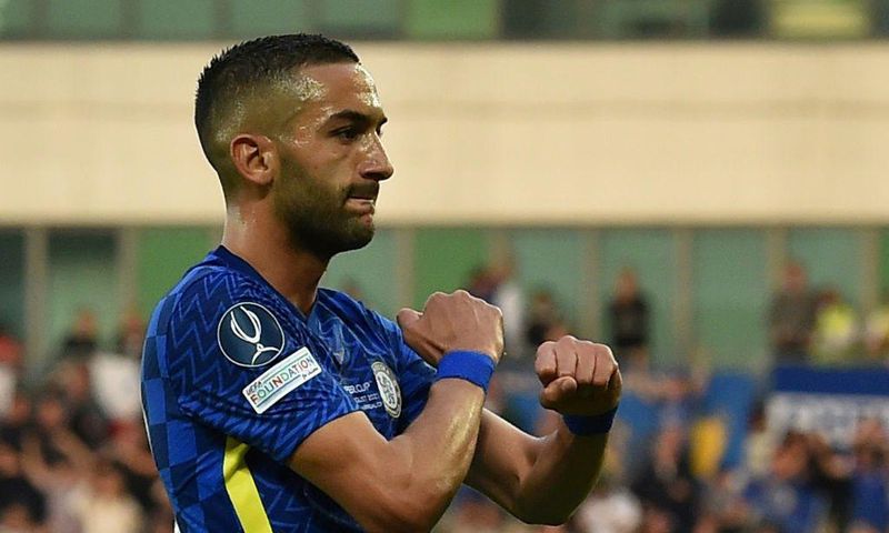 Hakim Ziyech opened the scoring for Chelsea before going off injured