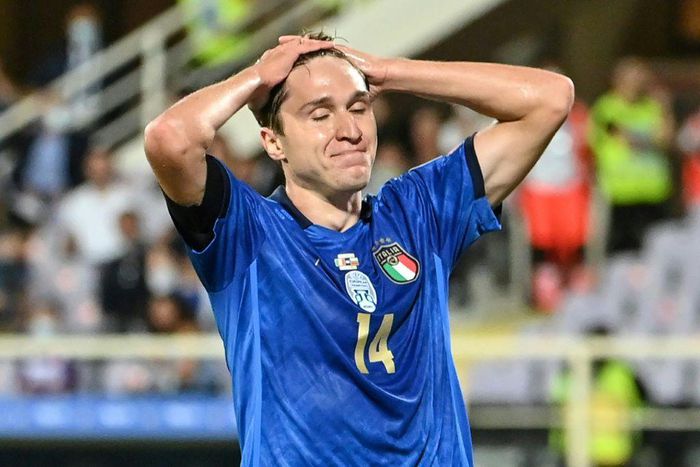 Federico Chiesa scored but couldn't help Italy to a win over Bulgaria in their first match since winning Euro 2020