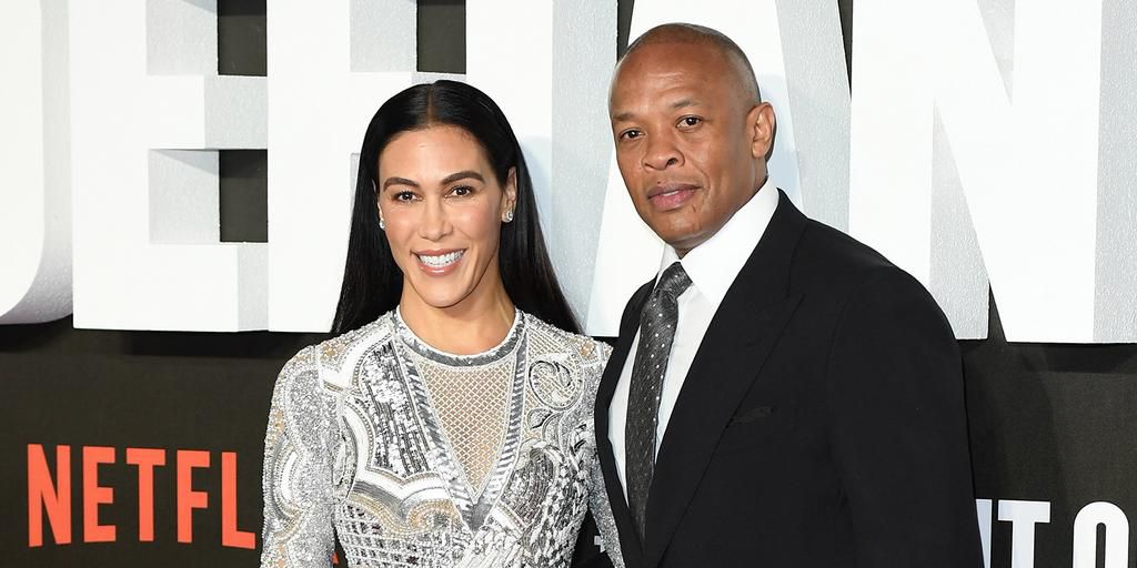 Dr Dre and wife, Nicole Young [NetworkWiki]