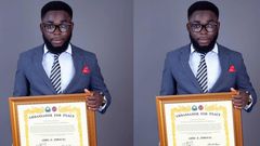 Peace Ambassador: Ghanaian journalist & comic actor Isaac Dzokpo receives International Award