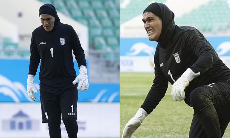 Iran women’s goalkeeper accused of being a man after saving two penalties