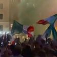 Italy fans celebrated through the night after their exhilarating shootout win over England at Wembley