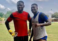 Fatau Dauda and Asamoah Gyan