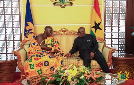 Visit project sites yourself; ministers can give you misleading reports – Asantehene to Akufo-Addo