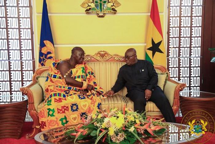 Visit project sites yourself; ministers can give you misleading reports – Asantehene to Akufo-Addo