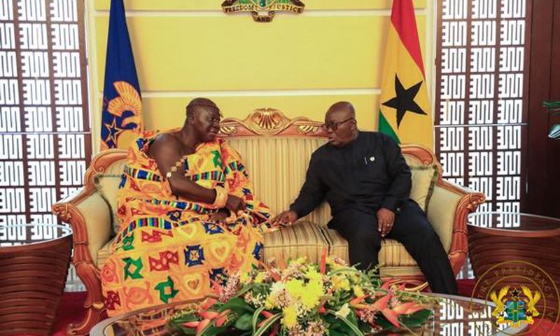 Visit project sites yourself; ministers can give you misleading reports – Asantehene to Akufo-Addo