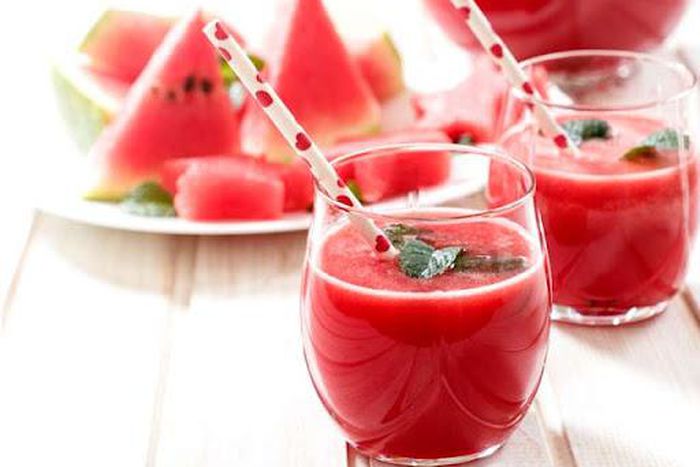 Watermelon and ginger drink