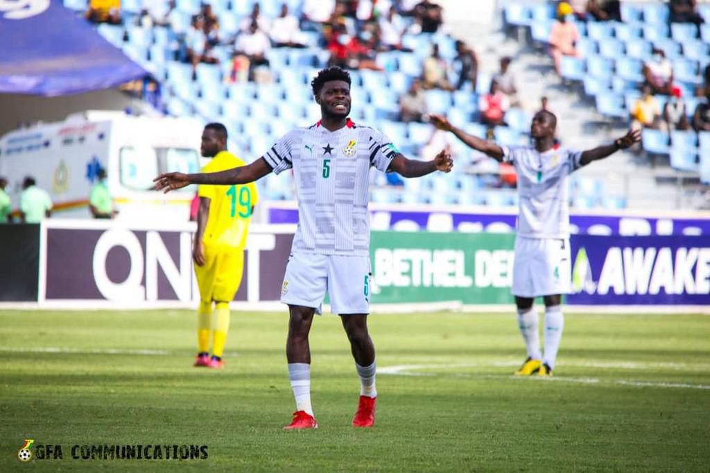 Thomas Partey against Zimbabwe