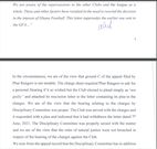 Ruling by Appeals Committee of GFA