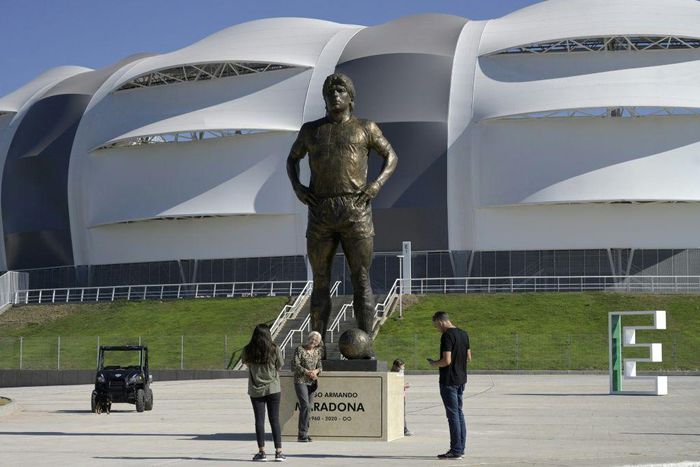 The late football star Diego Maradona is an idol to millions of Argentines