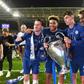 Tammy Abraham (R), won the Champions League with Chelsea last season