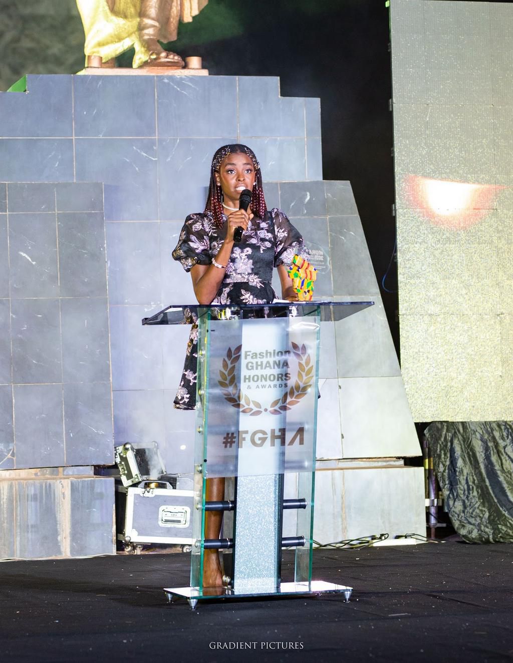 Victoria Michaels honoured for her 'Iconic Excellence and Hard work' in pushing Ghanaian Fashion.