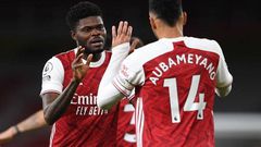 ‘Give the armband to Partey’ – Arsenal fans call for Ghana midfielder to replace Aubameyang as captain